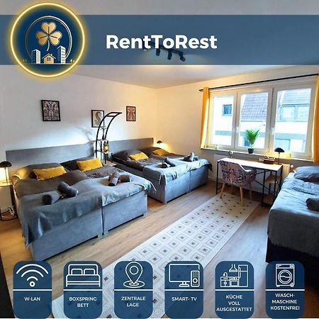 Rtr Essen - Fuer Bis Zu 8 Personen - Voll Ausgestattet - Zentral Limbecker Platz - Messe - Uniklinikum - Smart Tv - Modern Daire Dış mekan fotoğraf