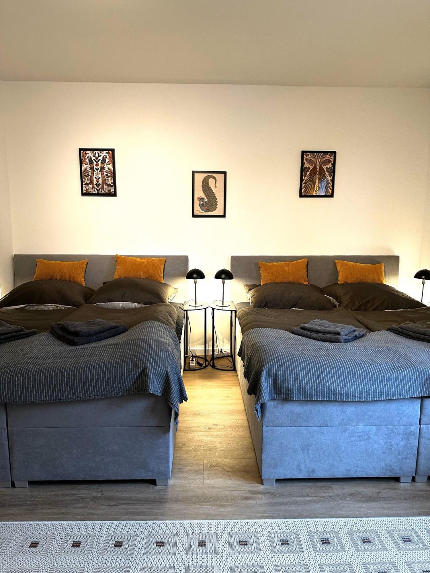 Rtr Essen - Fuer Bis Zu 8 Personen - Voll Ausgestattet - Zentral Limbecker Platz - Messe - Uniklinikum - Smart Tv - Modern Daire Dış mekan fotoğraf